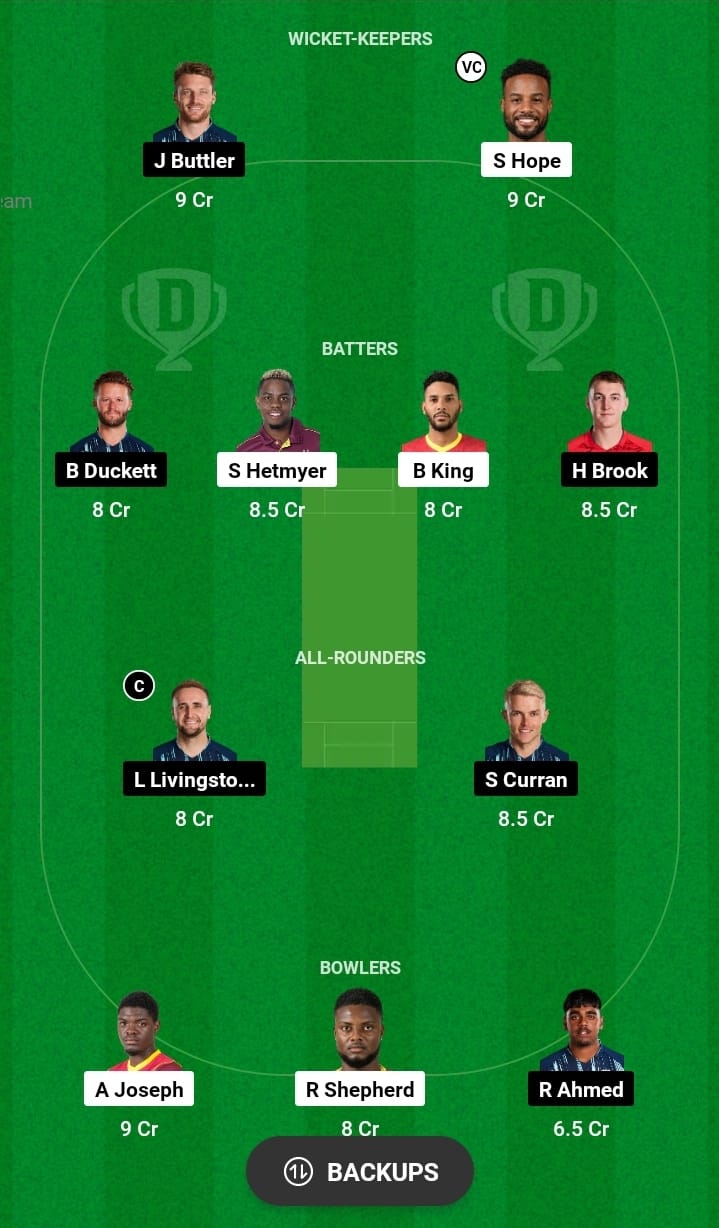 WI vs ENG 2nd ODI Dream11 Prediction In Hindi: शाही हॉप या हैरी ब्रूक को बनाएं कप्तान और उप कप्तान, होगी 100% जीत आपकी