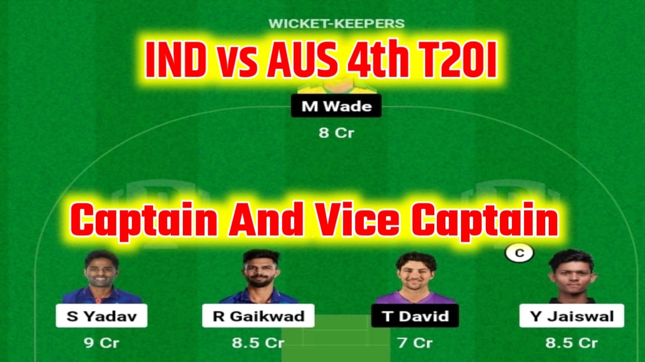 IND vs AUS 4th T20I Dream11 Pitch Report: भारत-ऑस्ट्रेलिया T20 चौथे मुकाबले के लिए यहां से जाने प्लेईंग इलेवंथ तथा पिच रिपोर्ट जानकारी