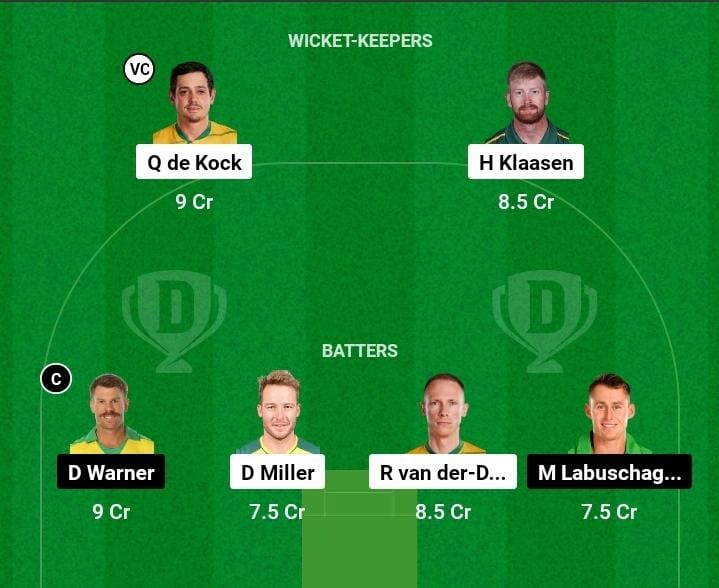 SA vs AUS Dream 11 Winning Team Captain And Vice Captain: दूसरे सेमीफाइनल के लिए डिकॉक या मेरेनस लाबुषाणया किन्हे रखें Dream11 के कप्तान, यहां से जाने दक्षिण अफ्रीका-ऑस्ट्रेलिया का बेस्ट dream11 टीम प्रिडिक्शन