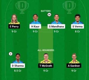 IND W vs AUS W 2nd T20 Match Dream11 Prediction:दूसरे T20 मुकाबले के लिए इस खिलाड़ी को बनाए कप्तान और उप कप्तान, यहां से प्राप्त करें फर्स्ट रैंक dream11 टीम